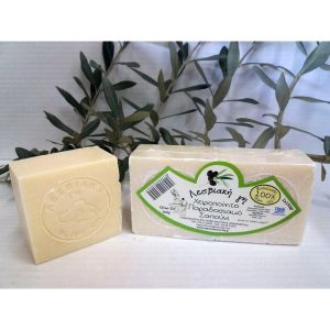 Σαπούνι Λευκό "Λεσβιακή Γη" 2x150gr