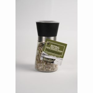 Θαλασσινό αλάτι με Βότανα Αιγαίου (Μύλος πλαστικός) 160gr